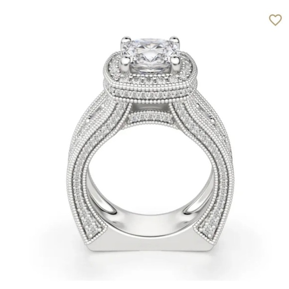 Diamond nexus Chelsea ring 7.5 ring size. This is a simulated Diamond. - Picture 3 of 8